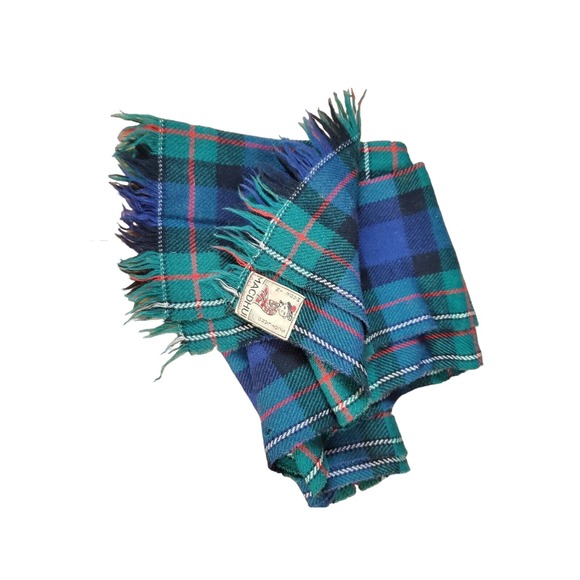 MacDhui Of Scotland Vintage Wool Scarf. Tartan. - Picture 3 of 4